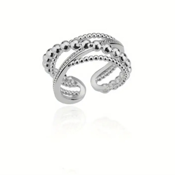 New! Silver RESIZABLE ring - Picture 1 of 6